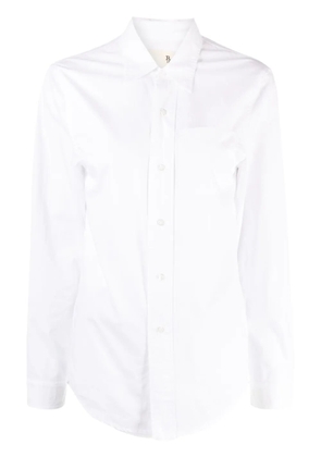 R13 foldout layered cotton shirt - White