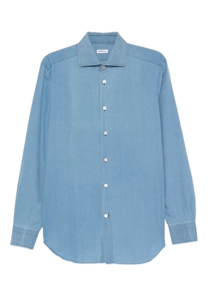Kiton buttoned cotton shirt - Blue