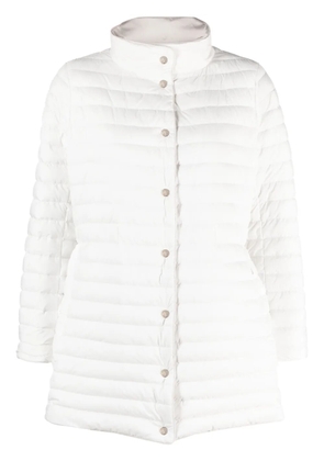 Moorer long-sleeve reversible padded jacket - White