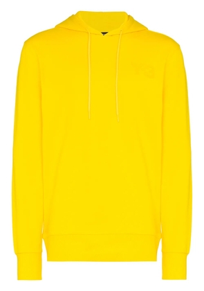 Y-3 logo-print 'Yellow' hoodie