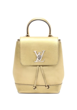 Louis Vuitton Pre-Owned 2017 Rock Me logo-plaque backpack - Gold