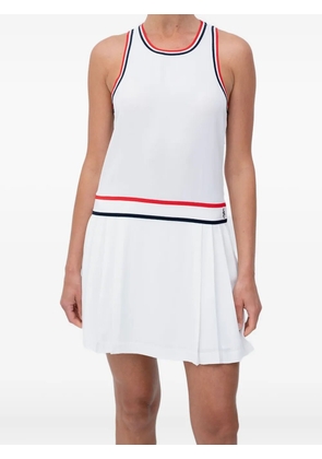 Sporty & Rich SRC Phoebe pleated racerback dress - White