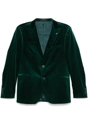 Tagliatore velvet blazer - Green