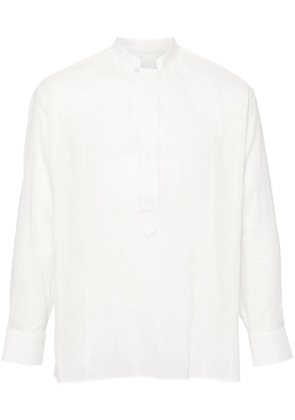 Lardini striped cotton shirt - White