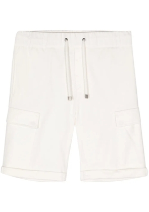 Peserico drawstring-waist cotton shorts - White