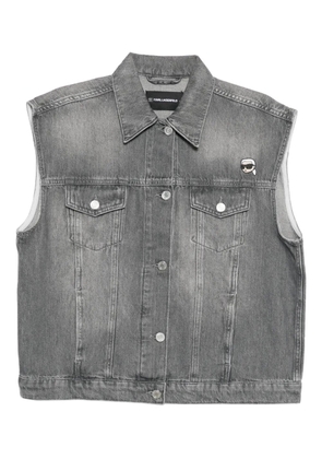 Karl Lagerfeld Ikon gilet - Grey