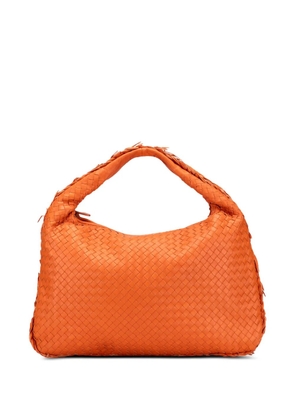 Bottega Veneta Pre-Owned 2011 Medium Nappa Intrecciato Fuzzy Veneta hobo bag - Orange