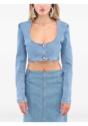 Magda Butrym button denim jacket - Blue