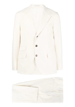 Brunello Cucinelli single-breasted suit - Neutrals