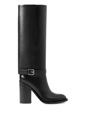 Burberry leather 100mm boots - Black