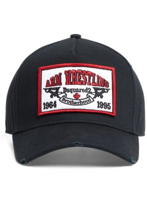 DSQUARED2 logo patch baseball cap - Black