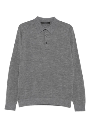Jeordie's long sleeve polo shirt - Grey