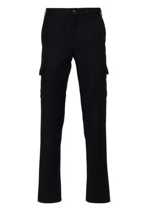 Canali wool cargo trousers - Blue