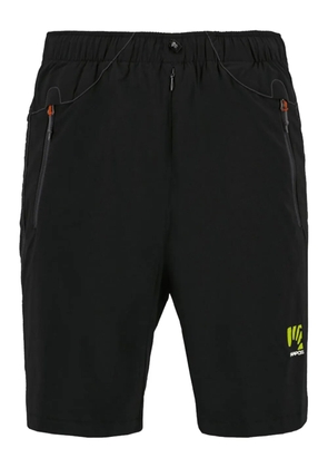 KARPOS logo-print shorts - Black