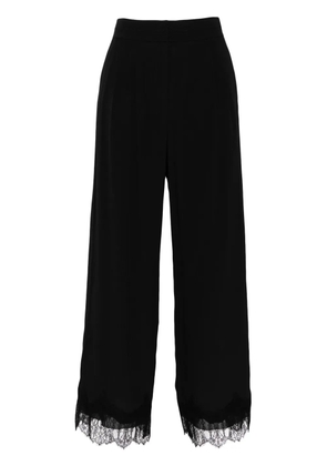 SHIATZY CHEN lace embroidery straight trousers - Black