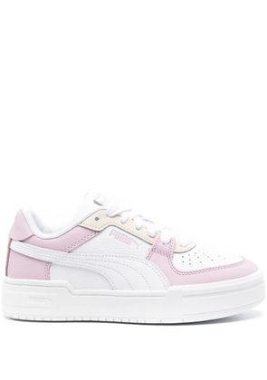 PUMA logo-patch sneakers - White