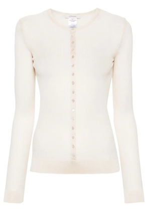 LEMAIRE long-sleeve ribbed top - Neutrals