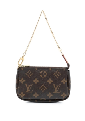 Louis Vuitton Pre-Owned 2021 Monogram Mini Pochette Accessoires handbag - Brown