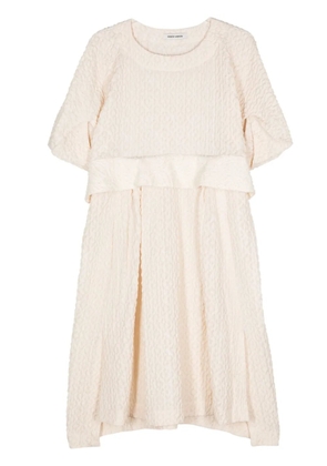 Henrik Vibskov Resume textured-finish midi dress - Neutrals