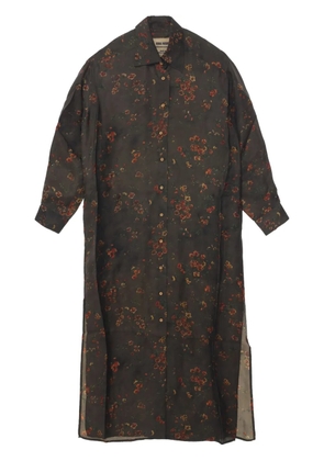 Uma Wang Amare maxi dress - Brown