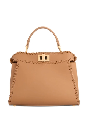 FENDI small Peekaboo tote bag - Brown