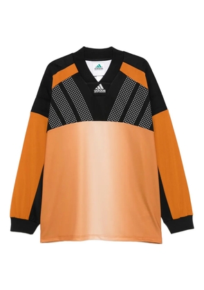 adidas panelled V-neck sweatshirt - Orange