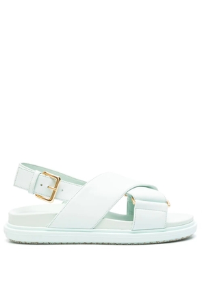 Marni Fussbett slingback sandals - Blue