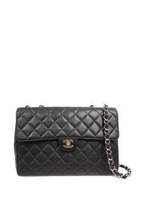 CHANEL Pre-Owned 2000 jumbo Classic Flap shoulder bag - Black