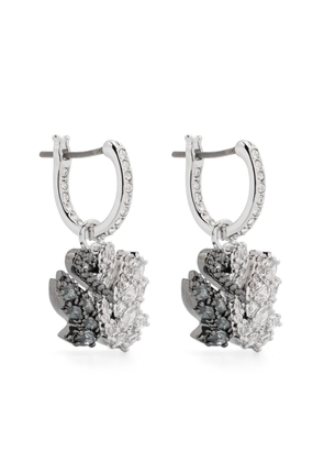 Swarovski Swan drop earrings - Silver