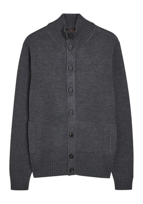 slowear buttoned front-pockets cardigan - Grey