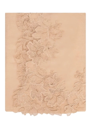 Ermanno Scervino floral-lace scarf - White