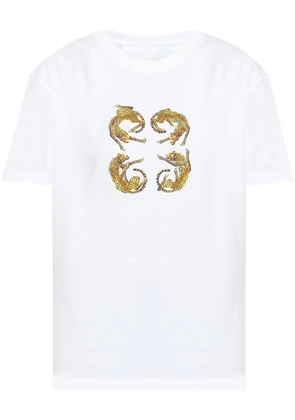 Givenchy 4G leopard-print t-shirt - White