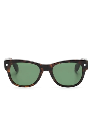 Off-White Eyewear Moab oval-frame sunglasses - Brown