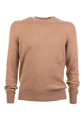 Malo round-neck cashmere sweater - Brown