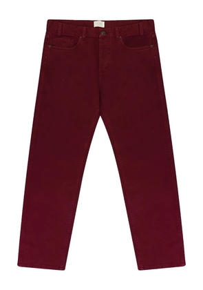 Aimé Leon Dore garment-dyed belt-loops trousers - Red