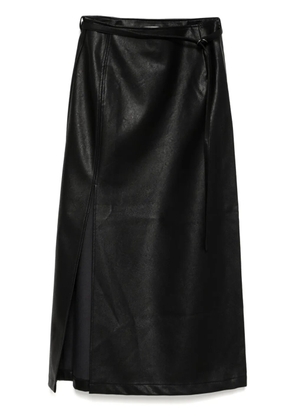 b+ab belted skirt - Black