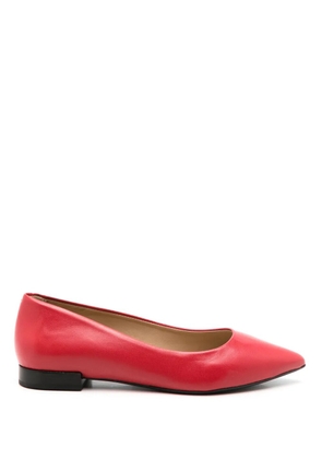 Sarah Chofakian Francesca pointed-toe ballerina shoes - Red