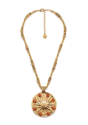 Goossens Talisman Astro Sun pendant necklace - Gold