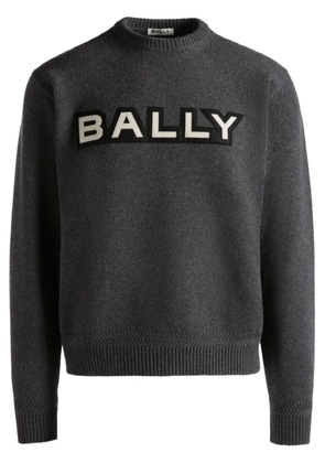 Bally logo-patch jumper - Grey