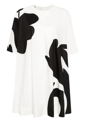 JNBY floral-print cotton dress - White