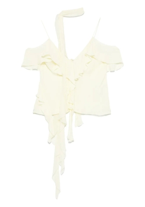 Dorothee Schumacher ruffled top - Yellow