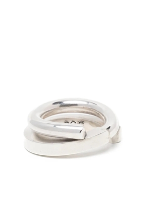 CC-Steding Square/round coil ring - Silver