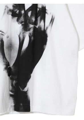 Undercover hand-print graphic cotton T-shirt - White