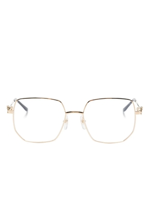 Cartier Eyewear geometric-frame glasses - Gold