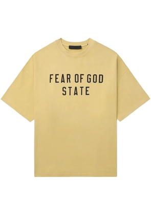 FEAR OF GOD ESSENTIALS logo-print T-shirt - Yellow