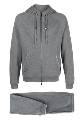 Moorer Norcia Tuta-CAD hooded track suit - Grey