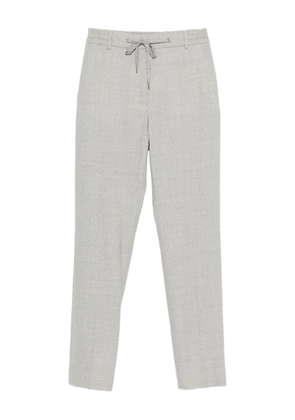 Eleventy drawstring-waist trousers - Grey