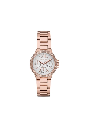 Michael Kors Camille rhinestone 33mm watch - White