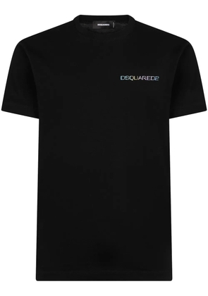 DSQUARED2 logo-print cotton T-shirt - Black