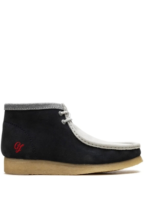 Clarks Wallabee 'Navy/Grey' suede boots - Blue